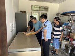 法律人员对食材原